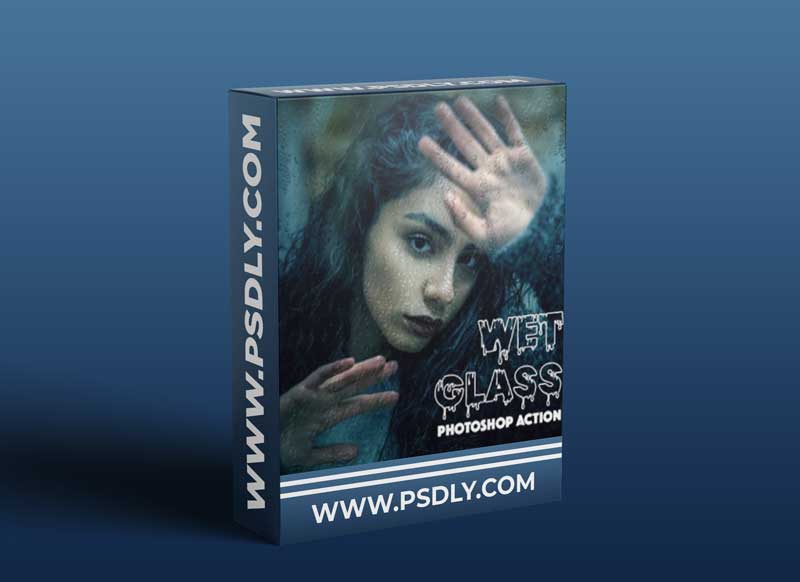 GraphicRiver - Wet Glass Photoshop Action 30372204