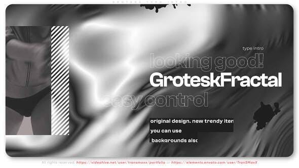 Videohive Grotesk Typo Intro 31622658