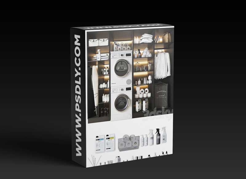 Laundry Room - 3D Models [3ds Max]