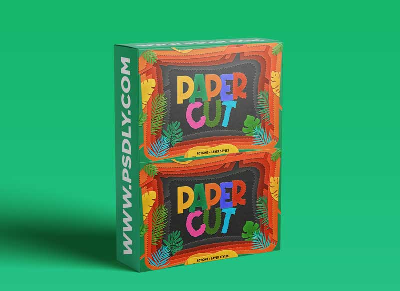 Paper Cutout Photoshop Action