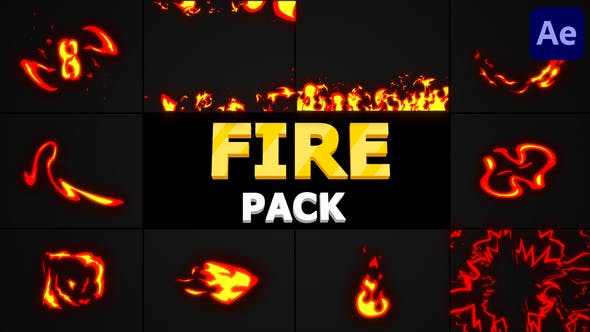 Videohive Fire Pack After Effects 31601994