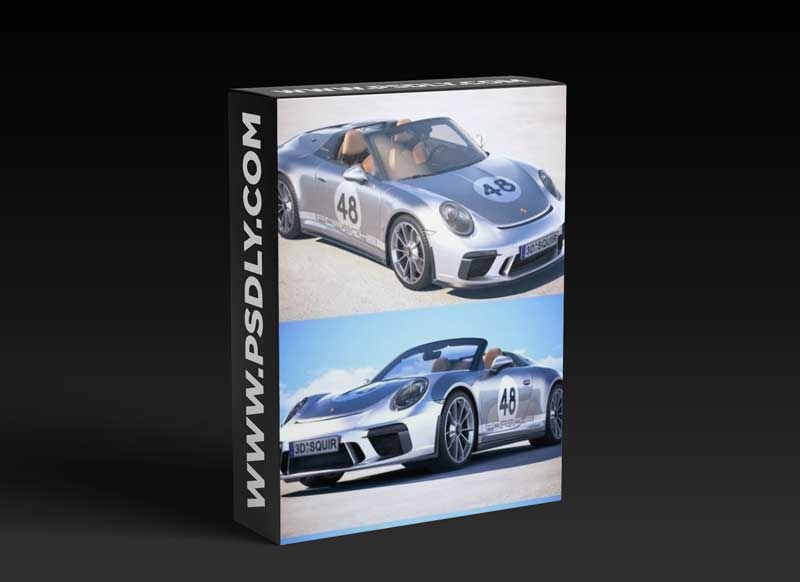 Porsche 911 Speedster 2019 Heritage 3D Model