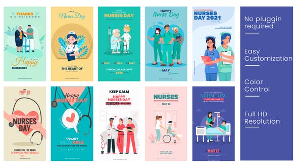 Videohive Nurses Day Instagram Stories B50 31803093