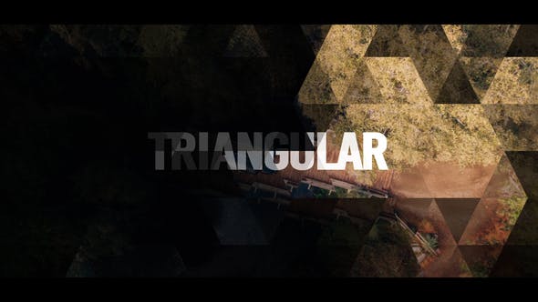 Videohive Triangular Opener 21595365
