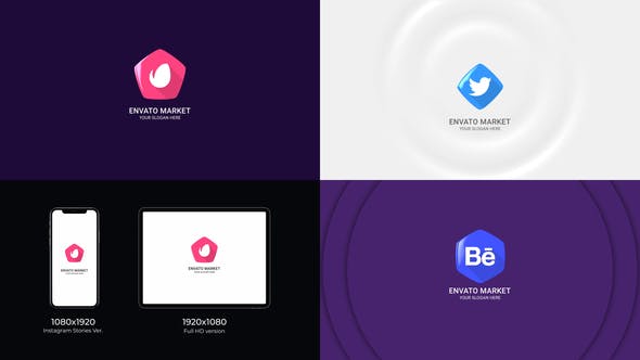 Videohive Flat Logo Reveal Pack 31619670