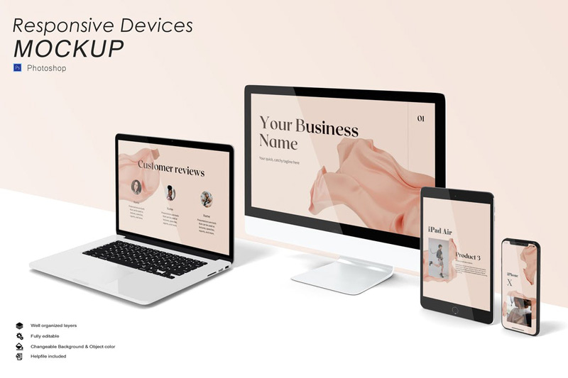 Responsive Devices Mockup