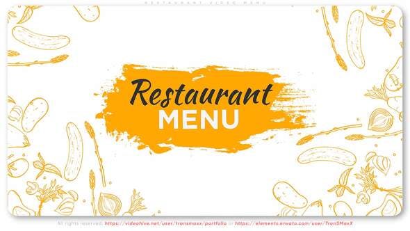 Videohive Restaurant Video Menu 31676728
