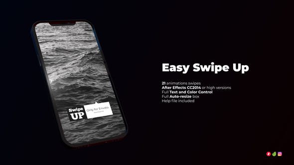 Videohive Easy Swipe Up 30336276