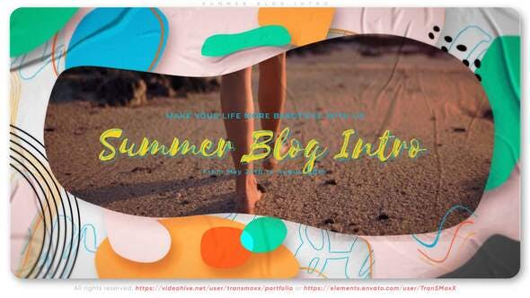 Videohive Summer Blog Intro 31738009