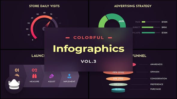 Videohive Edit Colorful Infographics Vol.3 31028502