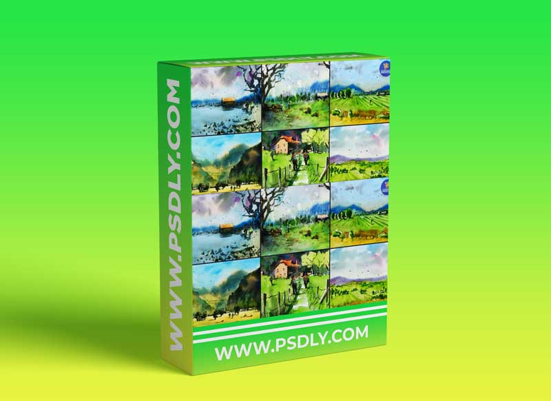 Planning Your Painting: Sketch and Paint 6 Different Watercolour Landscapes