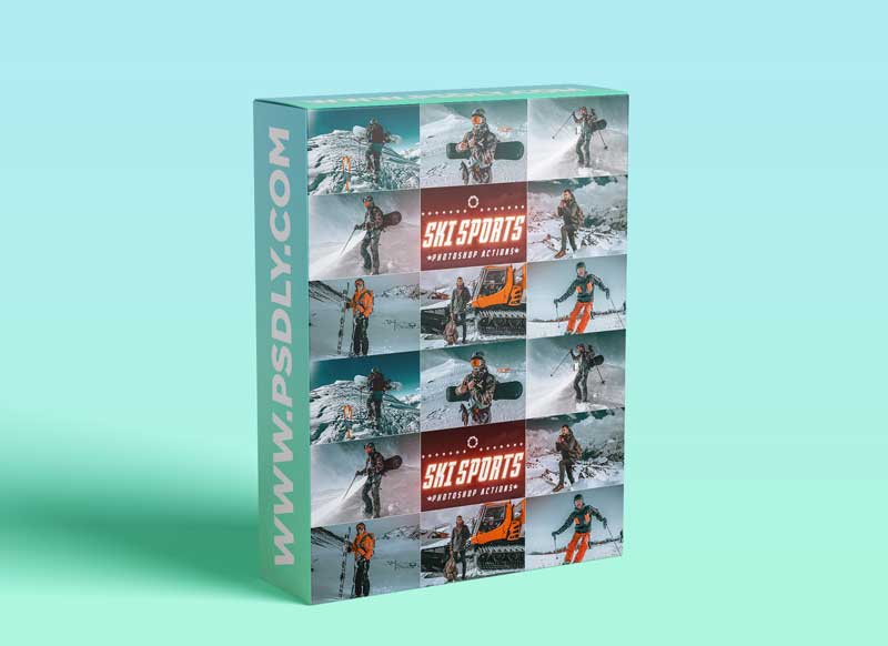 ski Sports Winter Photoshop Actions