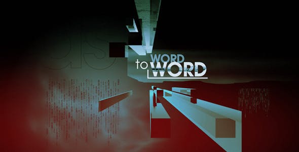 Videohive Word to Word 2026499