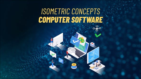 Videohive Computer Software Isometric Concept 31693664