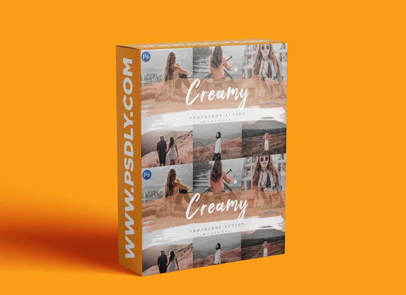 5 Creamy Photoshop Actions ACR and LUT 4138536