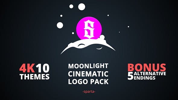 Videohive Moonlight Cinematic Logo Pack 11409524