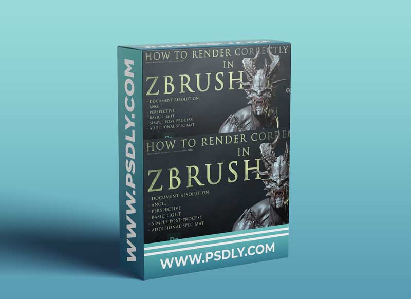 Artstation – How to render correctly in ZBRUSH