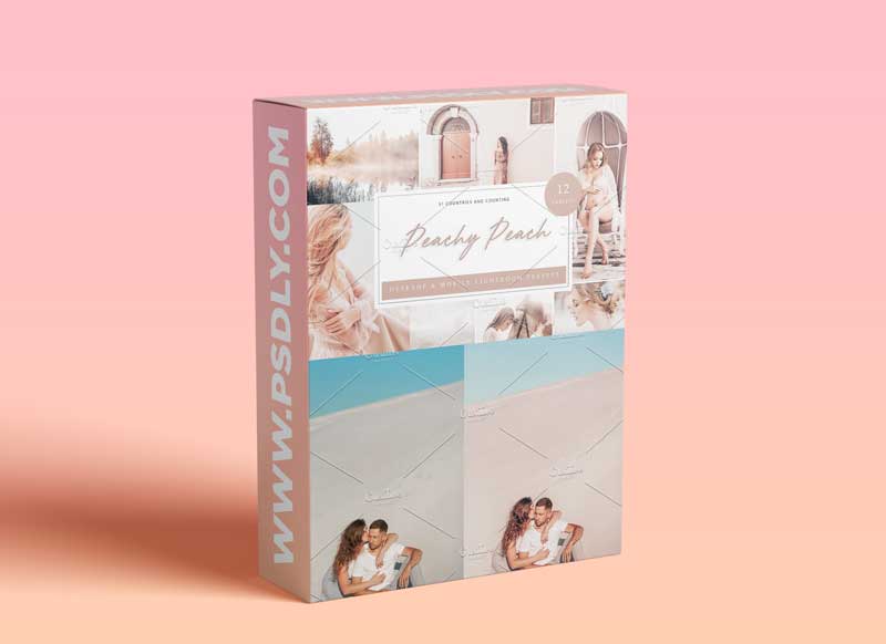 CreativeMarket - 12 x Lightroom Presets Peach 5962682