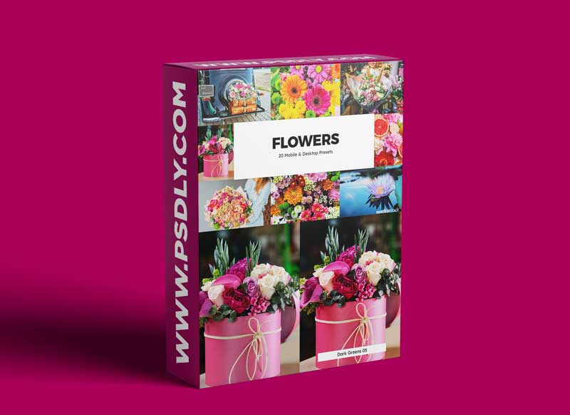 CreativeMarket - 20 Flowers Lightroom Presets & LUTs 6123554