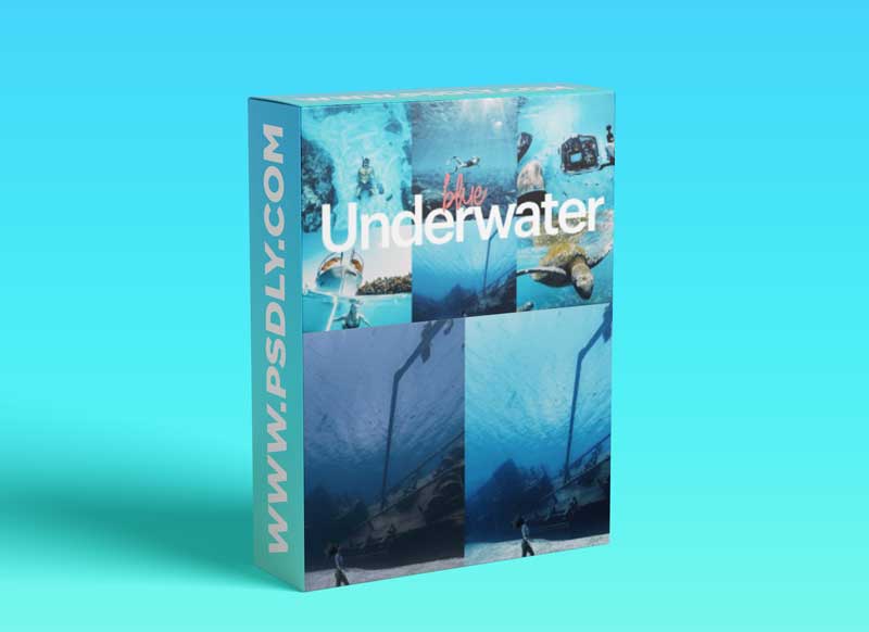 CreativeMarket - Lightroom Preset-Underwater Blue 4976194