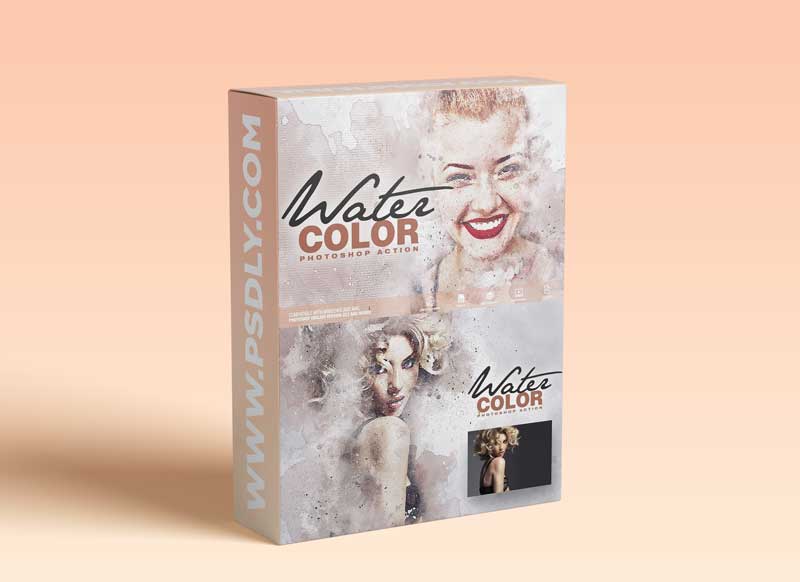 CreativeMarket - Watercolor Photoshop Action 6097857