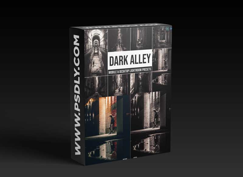 Dark Alley Mobile and Desktop Lightroom Presets
