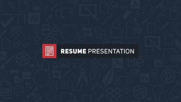 Videohive Resume Presentation 15929594