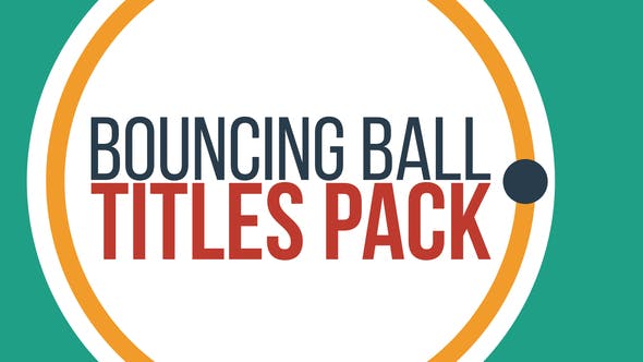 VideoHive Bouncing Ball Titles 12945529