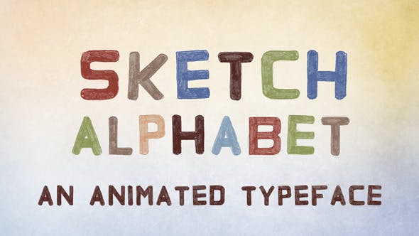 VideoHive Sketch Alphabet 10972791