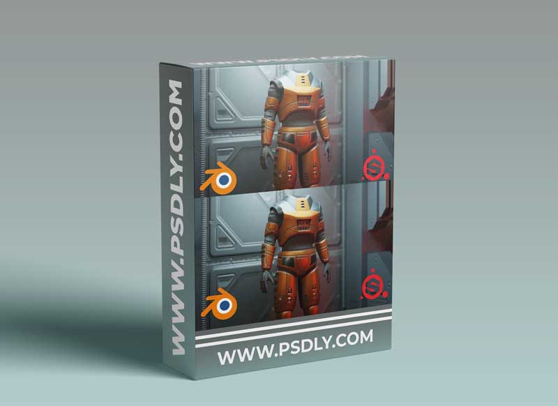 Sci-fi Character Armor - Blender 2.9 and Substance Painter