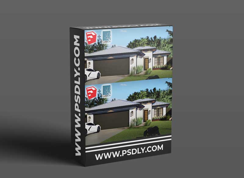 SketchUp 2020 House Design From 2D to 3D