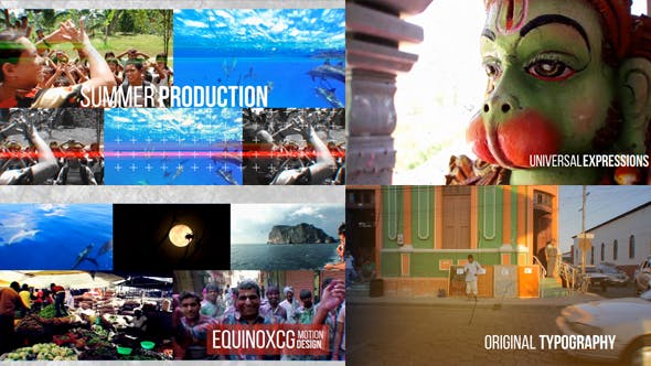 VideoHive Summer Slideshow // Glitch Opener 11827710