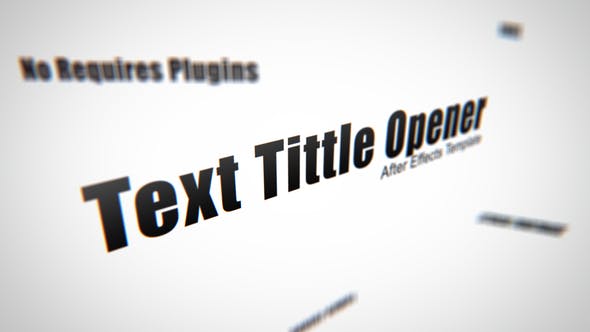 Videohive Text Tittle Opener 3251281