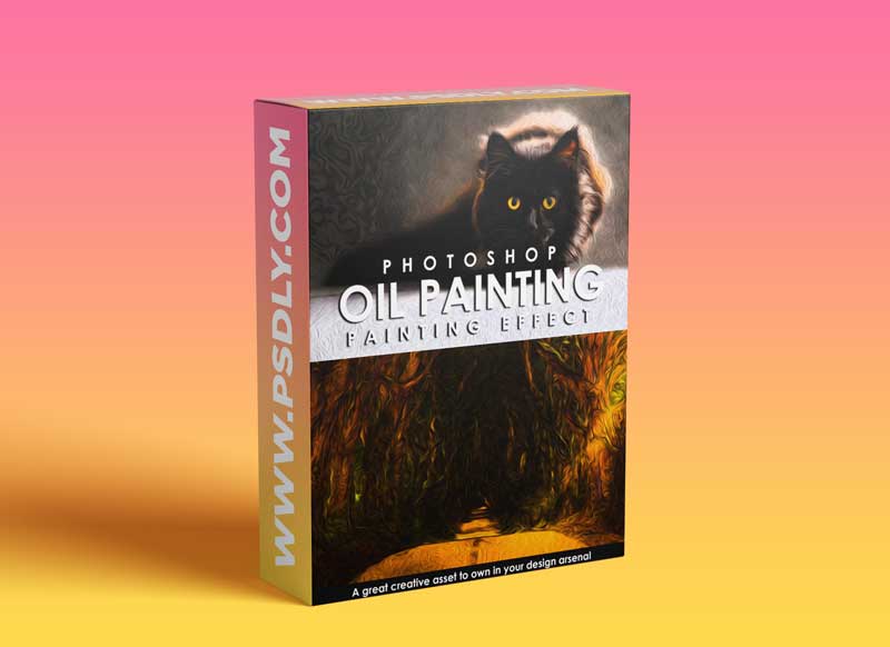 Vibrant Oil Painting Photoshop Action 3802214