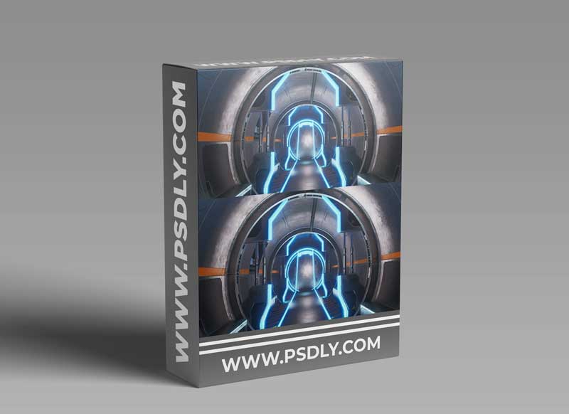 Victory3D – Futuristic Game Environment in Blender