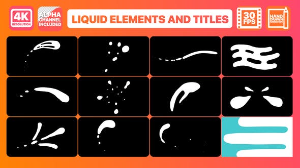 Videohive Liquid Shapes And Titles 22702061