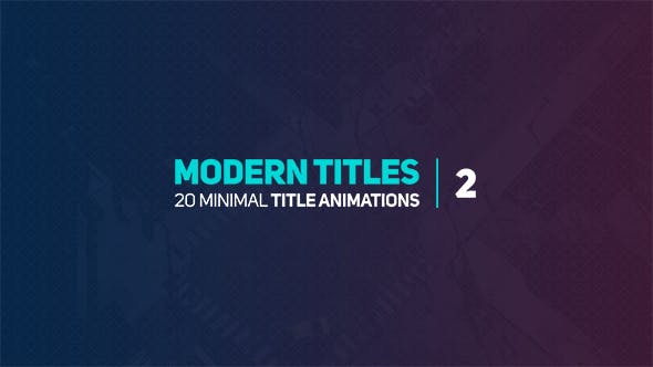 Videohive Modern Titles 2 18072432