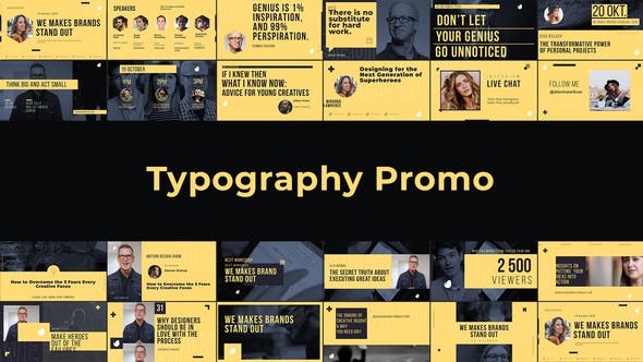 Videohive Typography Promo 22855213