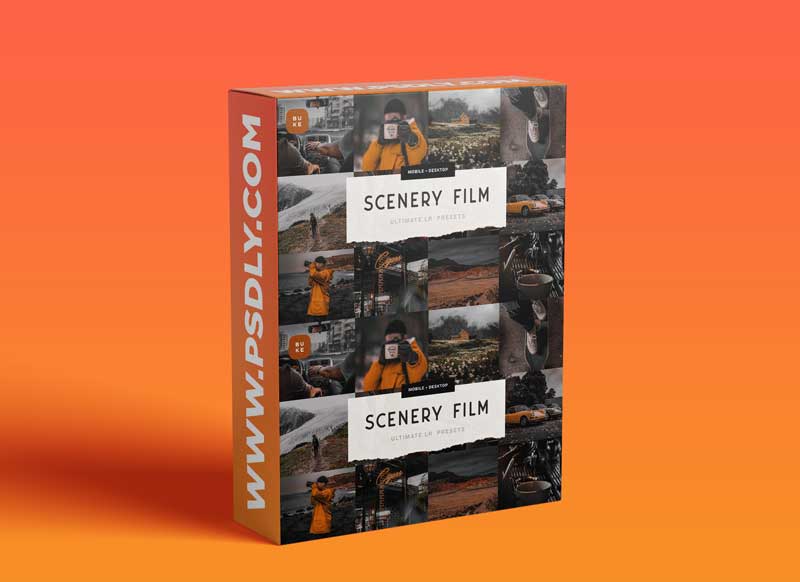 CreativeMarket - Scenery Film – 3 Lightroom Presets 6075537