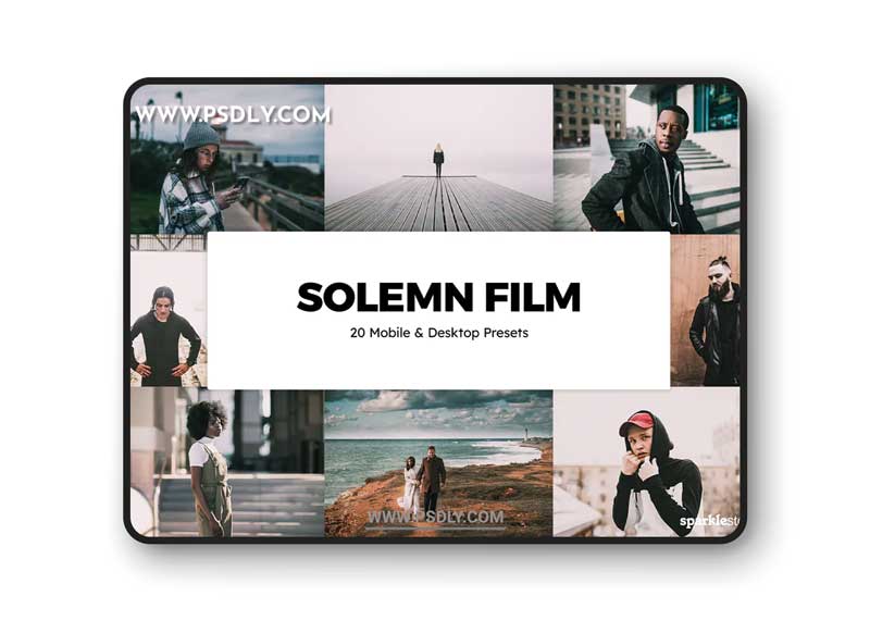20 Solemn Film Lightroom Presets & LUTs