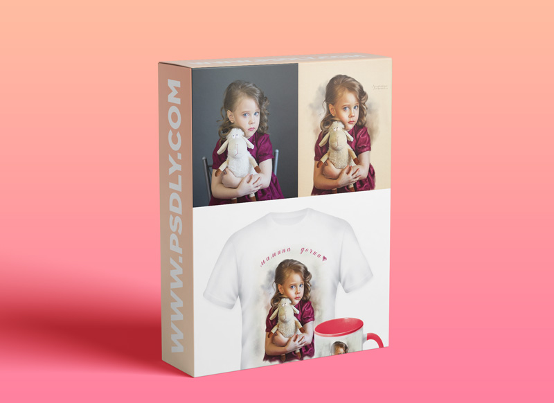 Anastasia Anikeeva - Portrait of a child