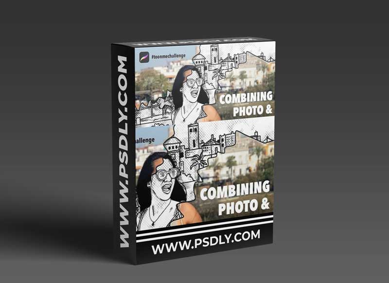 Combining Photo & Illustration in Procreate #toonmechallenge