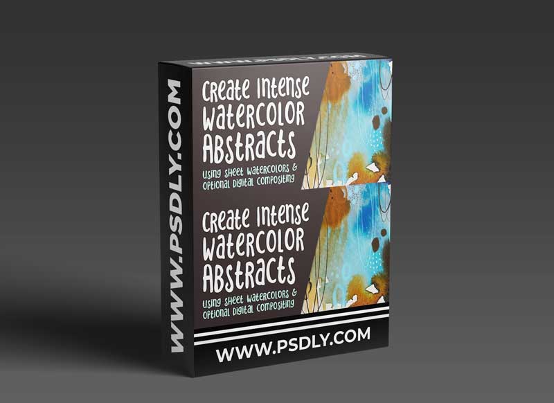 Create Intense Abstracts with Watercolor Sheets and Optional Finishing in Procreate or Photoshop