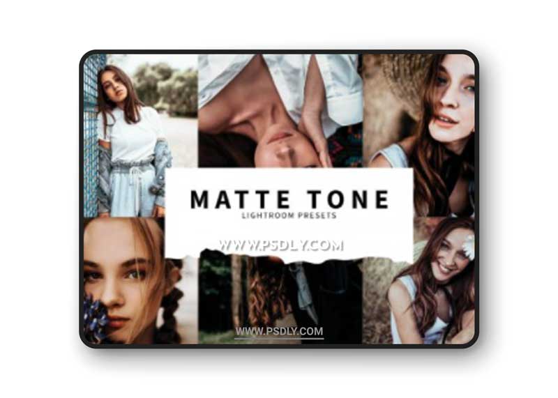 CreativeMarket - 10 Matte Tone Lightroom Presets 5978541