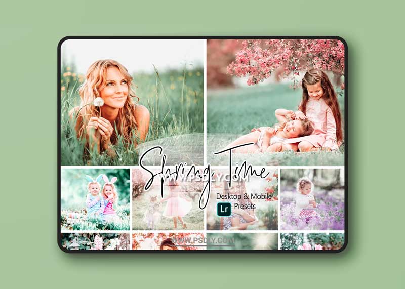 CreativeMarket - 10 Spring Time Lightroom Presets 6085506