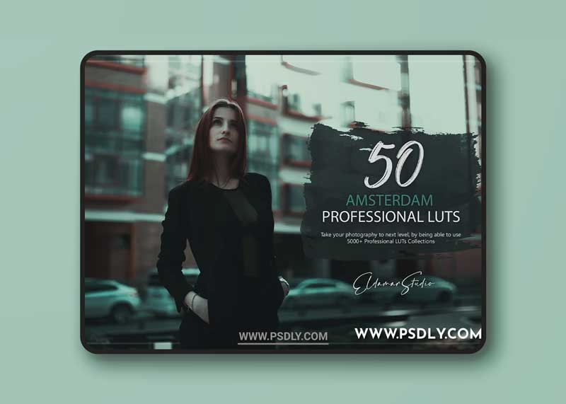 CreativeMarket - 50 Amsterdam LUTs Pack 6189677