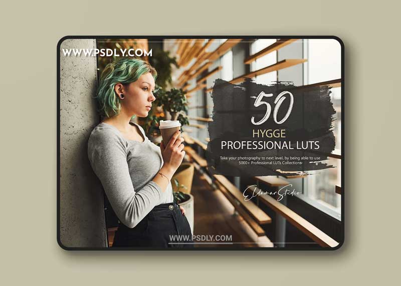 CreativeMarket - 50 Hygge LUTs Pack 6190655