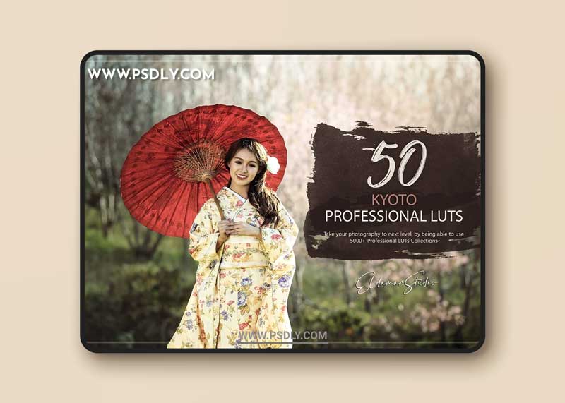 CreativeMarket - 50 Kyoto LUTs Pack 6190753