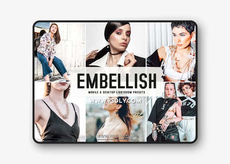 CreativeMarket - Embellish Pro Lightroom Presets 6234828