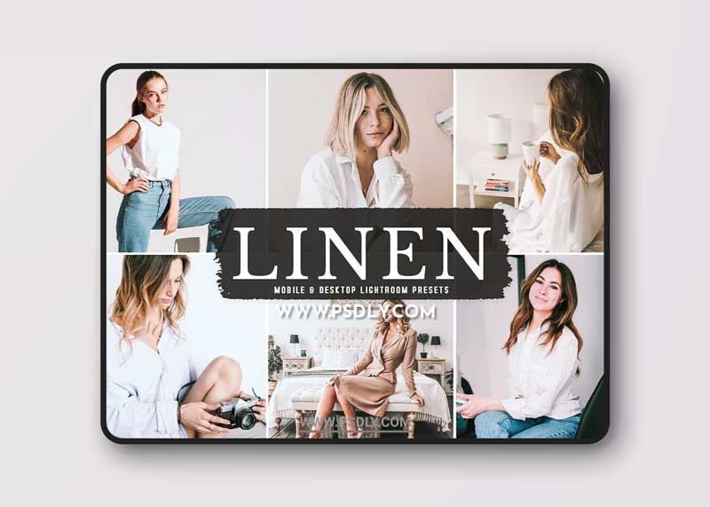 CreativeMarket - Linen Pro Lightroom Presets 6235019